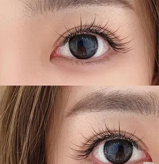 マツエク・マツパ ゆり❤️愛.ラッシュ AURAのマツエク・マツパデザイン