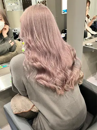 ロング カラー Via officialのヘアスタイル