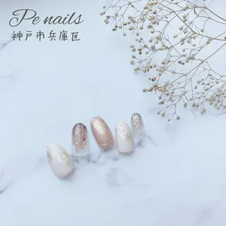 ネイル 神戸駅ネイルサロン PE NAILSのネイルデザイン