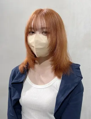 ミディアム 🐺立川のウルフ屋 さん🐺おかみ🐺のヘアスタイル