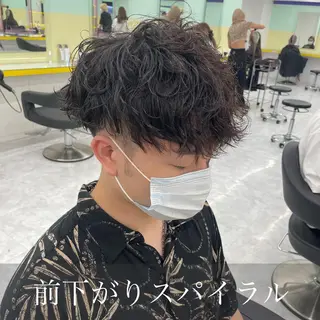 パーマ メンズ 横浜メンズパーマ🔥 大野賢人のヘアスタイル