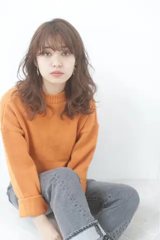 セミロング カラー SALOWIN調布店所属・ツヤ髪師 kichiのヘアスタイル