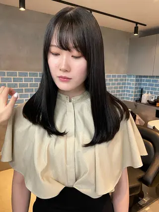 セミロング 🫧ほのか /透明感カラー🫧のヘアスタイル