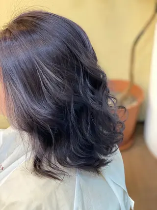 ミディアム カラー ANSA  hair 椥辻店所属・ANSA  hair かいりのヘアスタイル