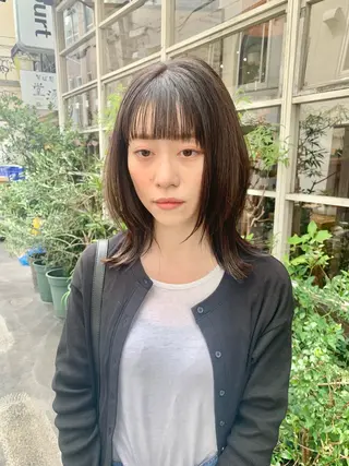ミディアム カラー LEB所属・下河 宗太のヘアスタイル