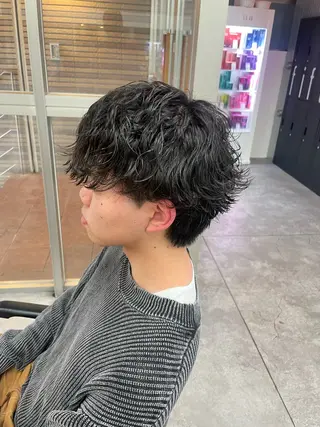 パーマ メンズ 町田エリアＮｏ．１/ パーマ特化/太田京希のヘアスタイル