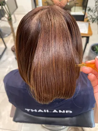 ショート 縮毛矯正・髪質改善・ ストレート🌻ゆいのヘアスタイル