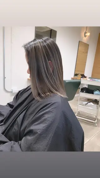 ショート カラー 韓国風/顔周りカット /髪質改善RYOTAのヘアスタイル