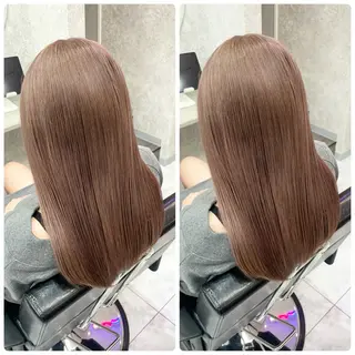 セミロング 🦋ハイトーン🦋 石山 希理🦋のヘアスタイル