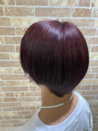 ショート カラー 髪質改善美容師 鈴木のヘアスタイル