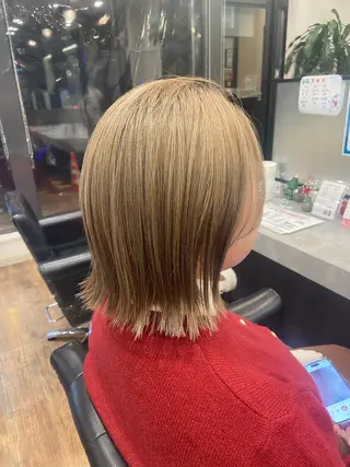 ミディアム カラー 美容しょうへいの店  西長岡所属・斎藤 舞香のヘアスタイル