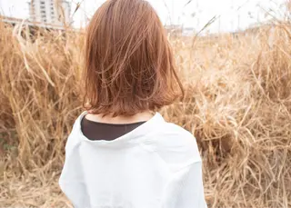 ミディアム カラー パーマ gite カワムラナオキのヘアスタイル