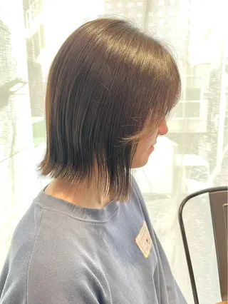 ミディアム カットパーマ 🌀あさみのヘアスタイル