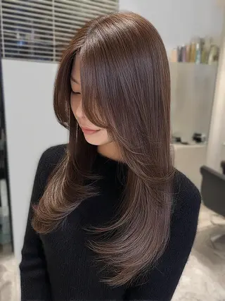 カラー GISEL 小倉のヘアスタイル