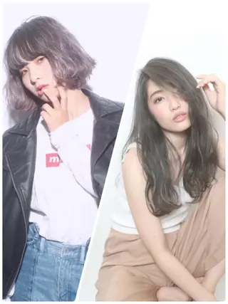 カラー Eliss 堀江のヘアスタイル