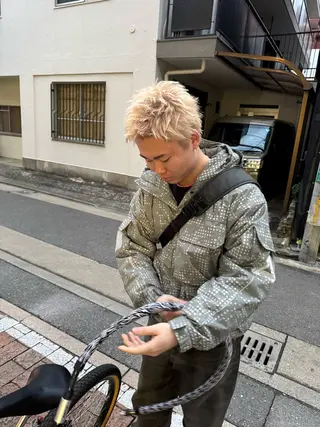 カラー キッズ TRUCKIN UP THE PATH所属・さとう けんたのヘアスタイル