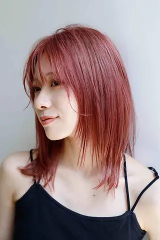 ミディアム カラー パーマ/ダブルカラー ブリーチ⭐️海斗のヘアスタイル