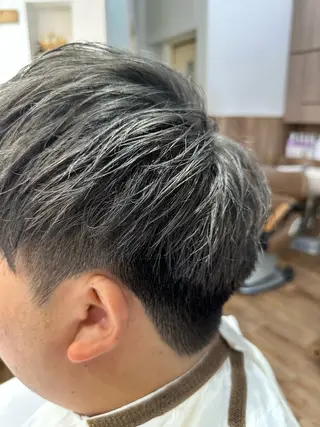 ショート カラー メンズ ボブ/インナーカラー ショート/佐野祥子のヘアスタイル