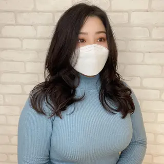 セミロング パーマ abilita AZUSAのヘアスタイル