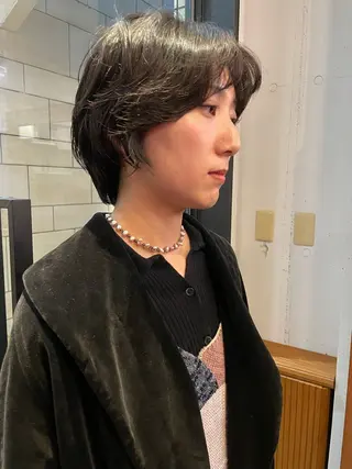 ショート 🍁ショートヘア.シ ョートパーマ🍁陸来のヘアスタイル