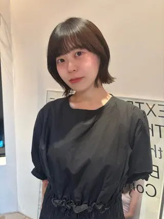 ショート riria/ボブ /ブラウンカラー🎀のヘアスタイル