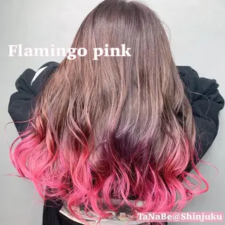 セミロング カラー 🫧代表/新宿駅近/ 限定価格🫧田辺貴裕のヘアスタイル