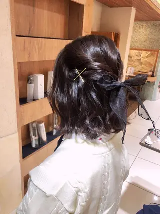 ショート ヘアアレンジ 【ディレクター 🧸🤍田澤　唯那】のヘアスタイル