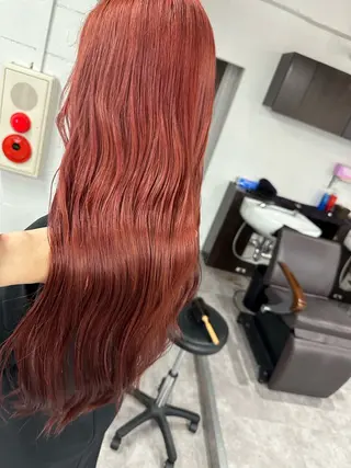 ロング カラー ヘアアレンジ 久米 治仁のヘアスタイル