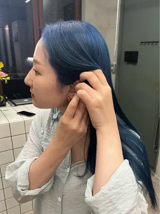 ロング カラー SALT WATER所属・🫐 𝐌𝐚𝐨 🫐似合わせcutのヘアスタイル