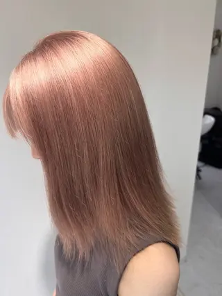 セミロング カラー 高橋 悠也のヘアスタイル