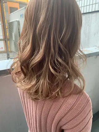 セミロング カラー 🦋 RUKA🦋のヘアスタイル