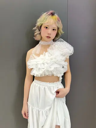 カラー nehus nagaoka所属・🖤複雑履歴ブリーチ Mizuki 🖤のヘアスタイル