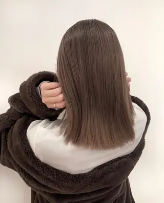 セミロング カラー メンズ 川上 莉歩のヘアスタイル