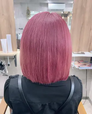 ショート カラー hair salon mementoのヘアスタイル