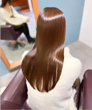 ロング 西川 仁のヘアスタイル