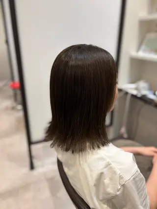ミディアム カラー 山下 ちひろのヘアスタイル