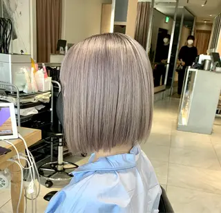 ショート カラー SALOWIN表参道　arist店所属・柔らか透け感カラー 🌿ムロヤリョウスケのヘアスタイル