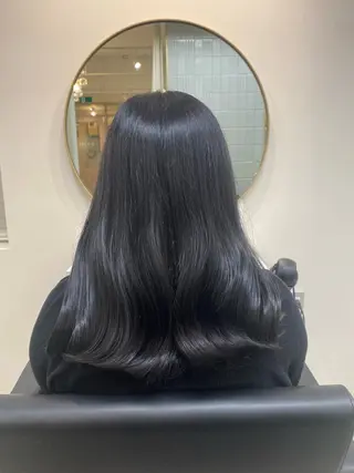 ミディアム カラー 韓国🇰🇷艶髪 ケアカラーSHURIのヘアスタイル