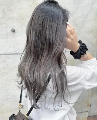 ロング カラー JIL BLAN 京都所属・RU RIのヘアスタイル