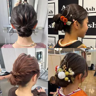 ヘアアレンジ 関山浩平ショート /ボブ/ヘアセットのヘアスタイル