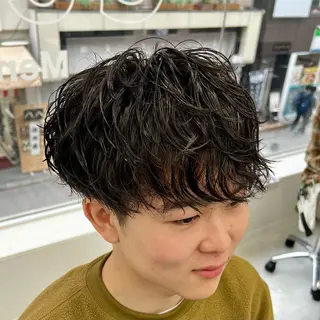 ショート パーマ メンズ メンズパーマ名人 TAKUMAのヘアスタイル