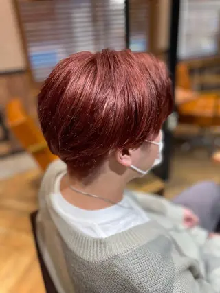 ショート カラー メンズ muk hair所属・muk hair篠村 髪質改善/完全個室のヘアスタイル