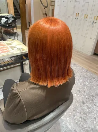 ミディアム カラー 髪質改善カラー🌈✨ 加藤 愛のヘアスタイル