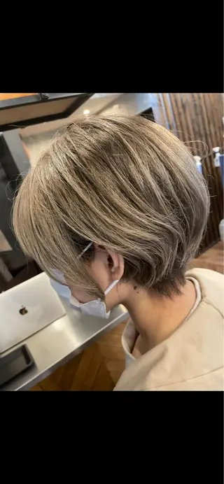 ショート カラー LAS 代表 ナガカワ コウヘイのヘアスタイル