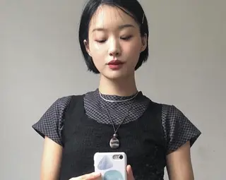 ショート riria/ボブ /ブラウンカラー🎀のヘアスタイル