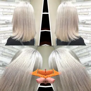 ミディアム カラー "PEPPU "所属・🌈推し色派手髪 ハイトーンShinのヘアスタイル