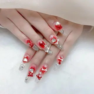 ネイル 長さだし/持込/ ins風ネイル/Umのネイルデザイン