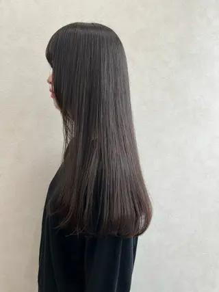 ロング 艶ボブ🤎ボブパーマ 透明感カラー\メンズのヘアスタイル