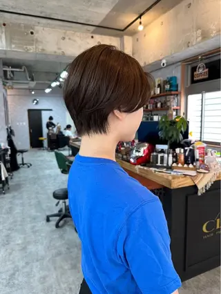 ショート C'LD Hair Produce【シールドヘアープロデュース】所属・シールドヘアー/那覇 /縮毛矯正/ブリーチのヘアスタイル