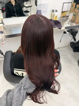 カラー 透ける透明感カラー 🤍anju🎀のヘアスタイル